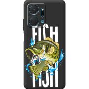 Черный чехол BoxFace Honor X7a Fish