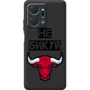 Черный чехол BoxFace Honor X7a Не Бикуй