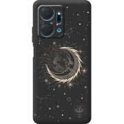 Черный чехол BoxFace Honor X7a Moon