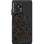 Черный чехол BoxFace Honor X7a Chinese Dragon