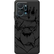 Черный чехол BoxFace Honor X7a Bear King