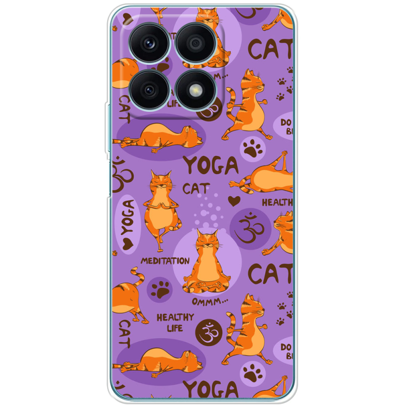 Чехол BoxFace Honor X8a Yoga Cat