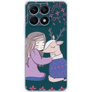 Чехол BoxFace Honor X8a Girl and deer