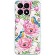 Чехол BoxFace Honor X8a Birds and Flowers