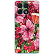 Чехол BoxFace Honor X8a Tropical Flowers