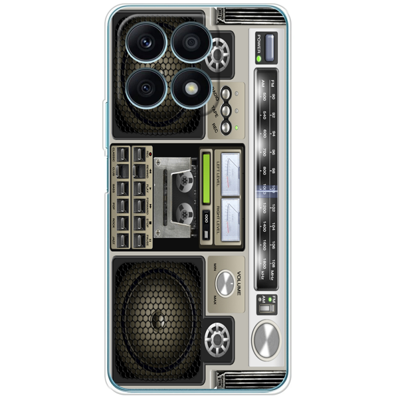 Чехол BoxFace Honor X8a Old Boombox