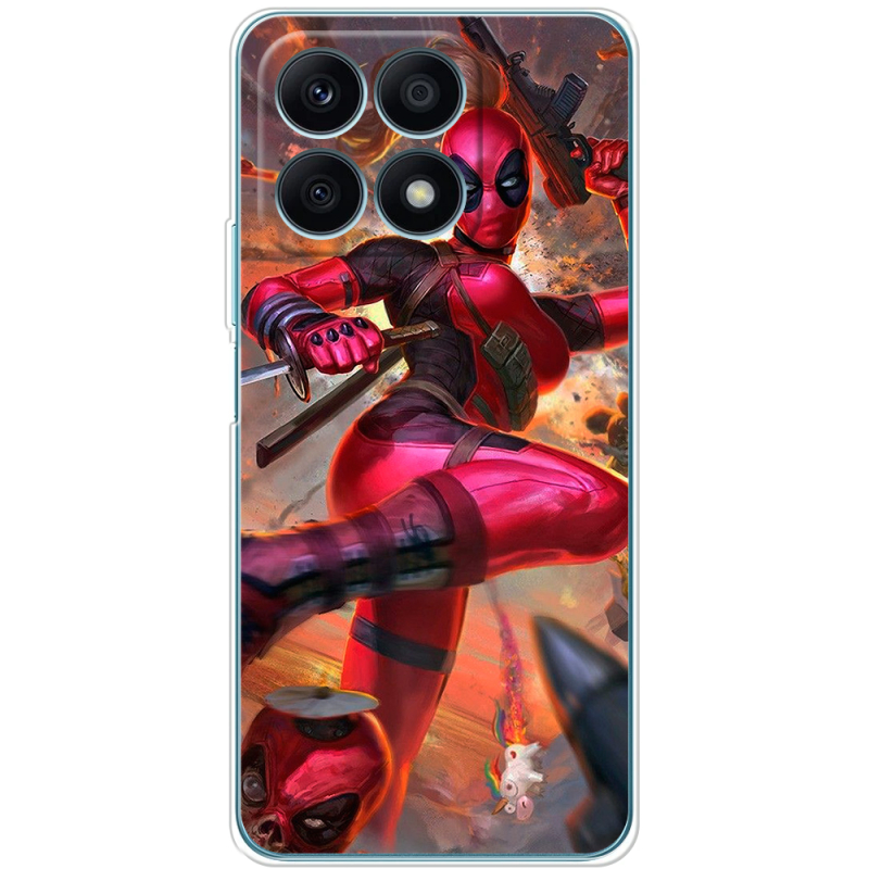 Чехол BoxFace Honor X8a Woman Deadpool