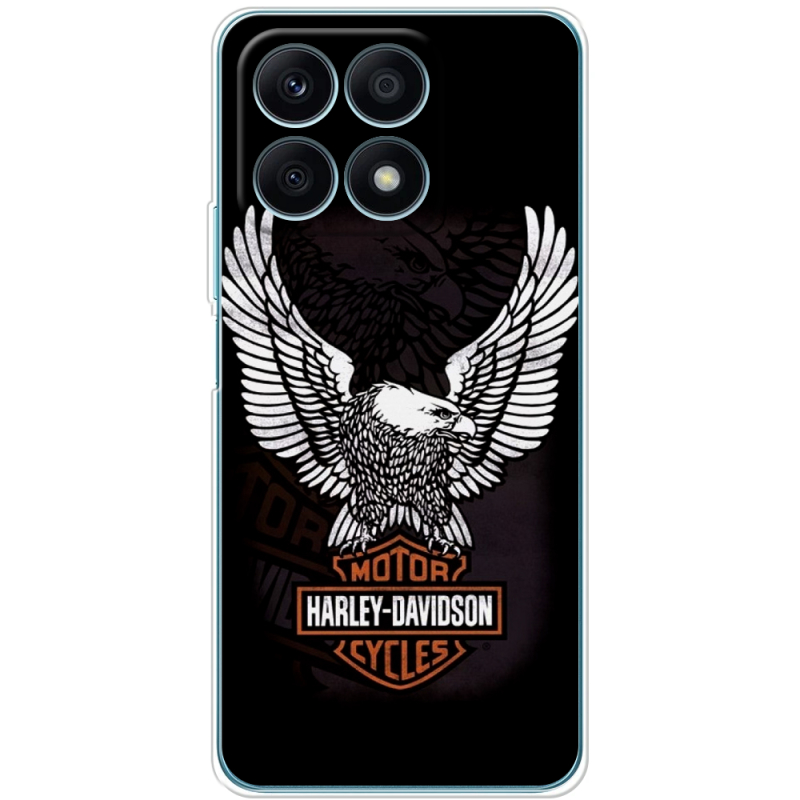 Чехол BoxFace Honor X8a Harley Davidson and eagle