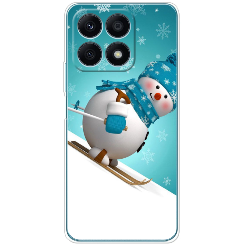 Чехол BoxFace Honor X8a Skier Snowman