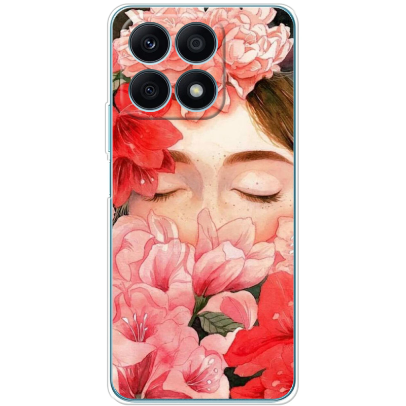 Чехол BoxFace Honor X8a Girl in Flowers