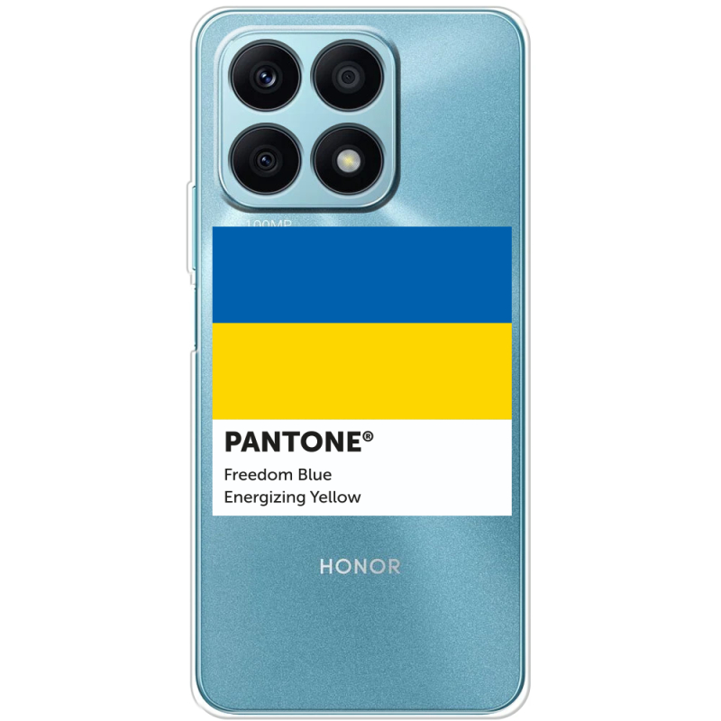 Прозрачный чехол BoxFace Honor X8a Pantone вільний синій