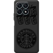 Черный чехол BoxFace Honor X8a Black Coffee