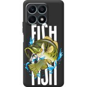 Черный чехол BoxFace Honor X8a Fish