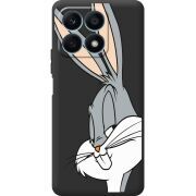 Черный чехол BoxFace Honor X8a Lucky Rabbit