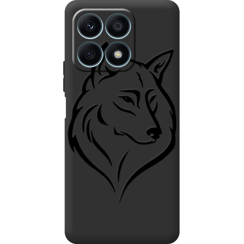 Черный чехол BoxFace Honor X8a Wolf