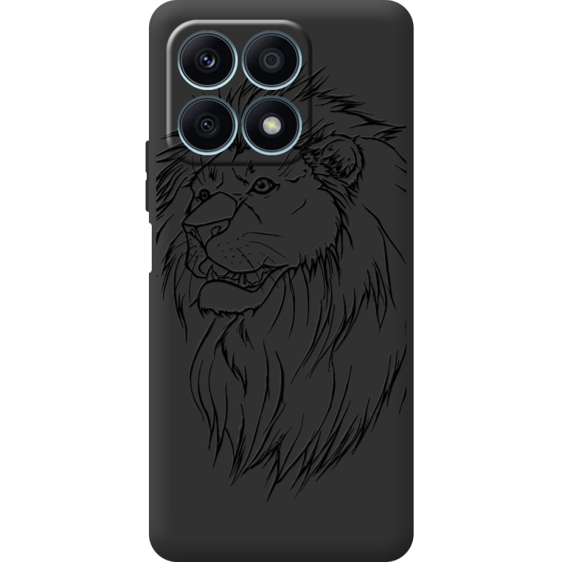 Черный чехол BoxFace Honor X8a Lion