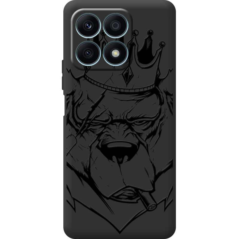 Черный чехол BoxFace Honor X8a Bear King