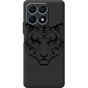 Черный чехол BoxFace Honor X8a Tiger