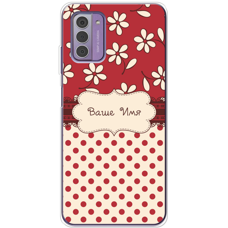 Чехол BoxFace Nokia G42 Именной Polka Dots