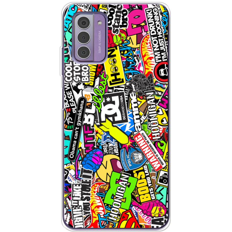 Чехол BoxFace Nokia G42 Multicolored Inscriptions