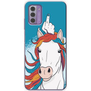 Чехол BoxFace Nokia G42 Fuck Unicorn