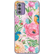 Чехол BoxFace Nokia G42 Birds in Flowers