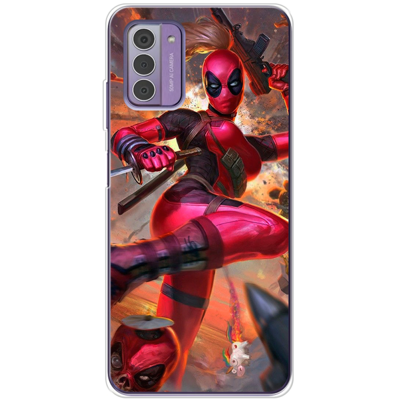 Чехол BoxFace Nokia G42 Woman Deadpool