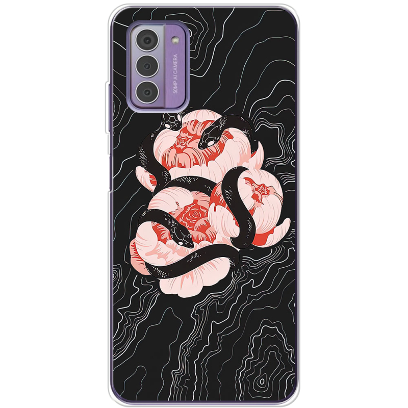 Чехол BoxFace Nokia G42 Snake Rose