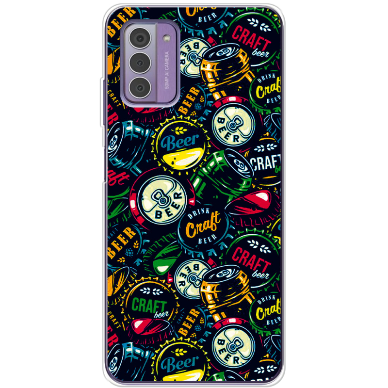 Чехол BoxFace Nokia G42 Bottle Caps