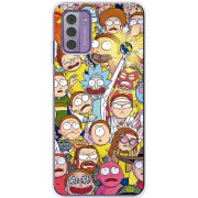 Чехол BoxFace Nokia G42 Rick and Morty