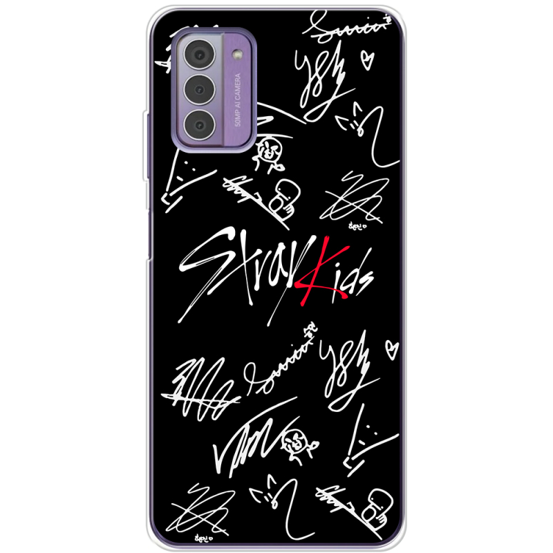 Чехол BoxFace Nokia G42 Stray Kids автограф