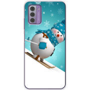 Чехол BoxFace Nokia G42 Skier Snowman