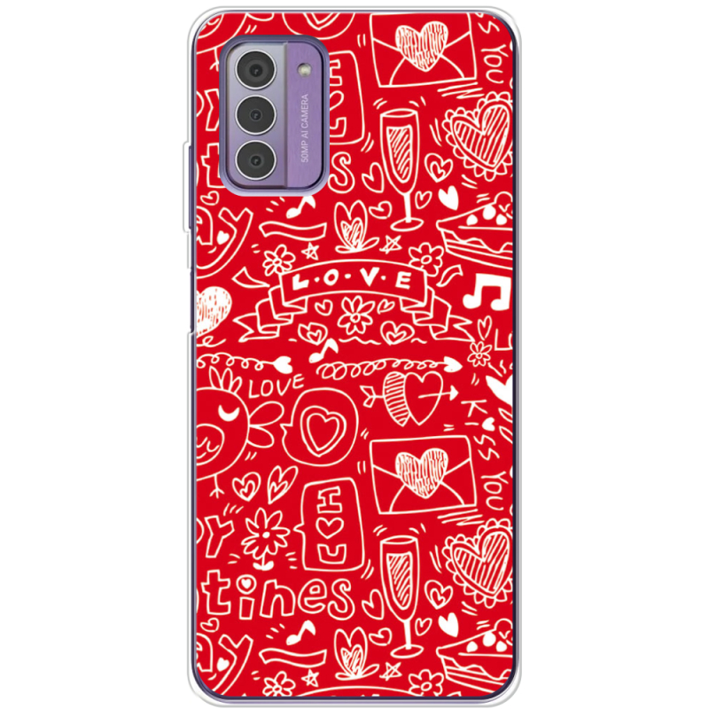 Чехол BoxFace Nokia G42 Happy Valentines