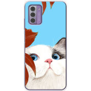 Чехол BoxFace Nokia G42 Wondering Cat