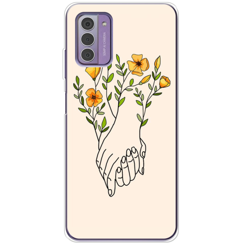 Чехол BoxFace Nokia G42 Flower Hands