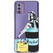 Прозрачный чехол BoxFace Nokia G42 City Girl