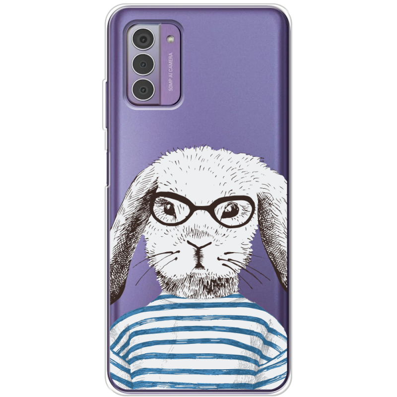 Прозрачный чехол BoxFace Nokia G42 MR. Rabbit