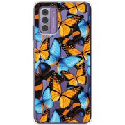 Прозрачный чехол BoxFace Nokia G42 Butterfly Morpho