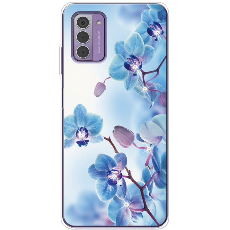 Чехол со стразами Nokia G42 Orchids