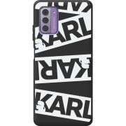 Черный чехол BoxFace Nokia G42 White Karl