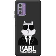 Черный чехол BoxFace Nokia G42 Cat in Black