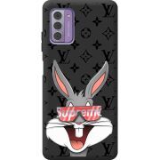 Черный чехол BoxFace Nokia G42 looney bunny