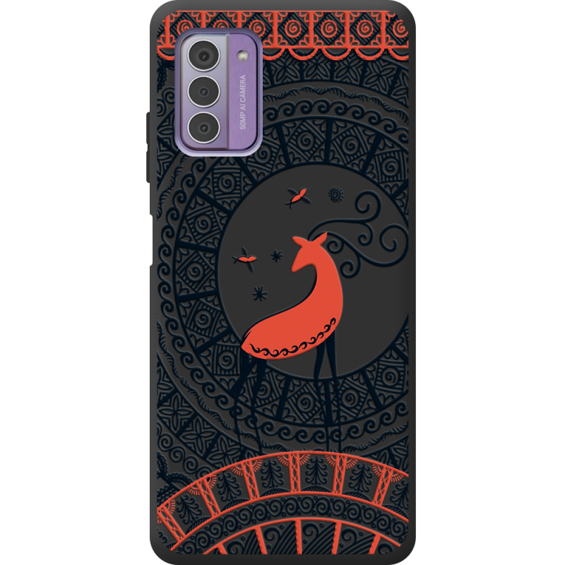 Черный чехол BoxFace Nokia G42 Ornament