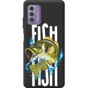 Черный чехол BoxFace Nokia G42 Fish