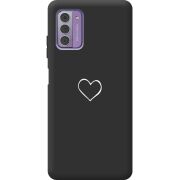 Черный чехол BoxFace Nokia G42 My Heart