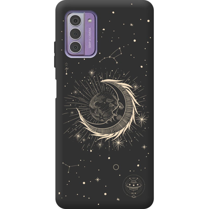 Черный чехол BoxFace Nokia G42 Moon