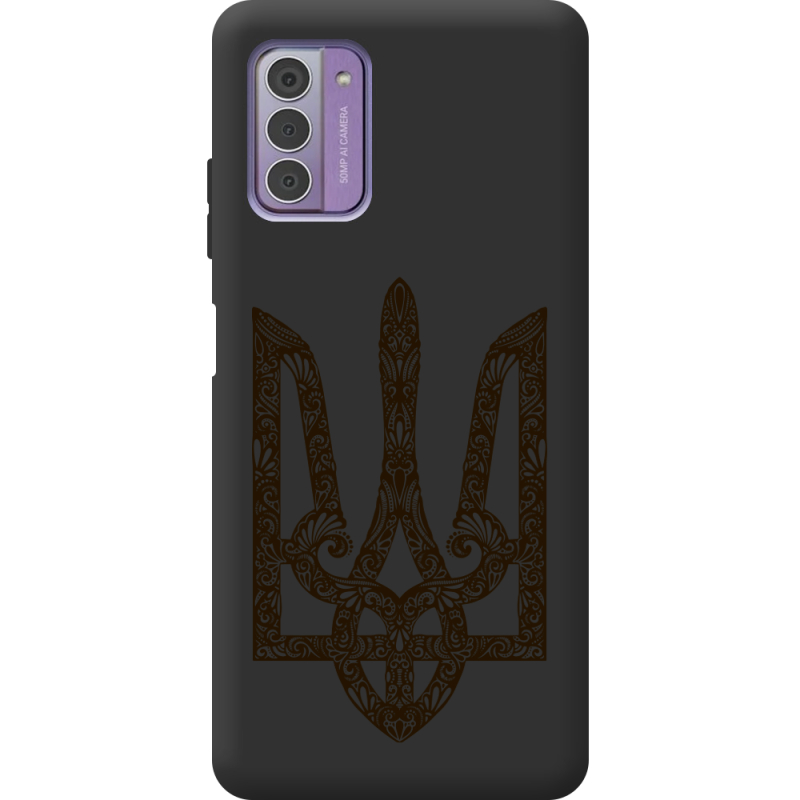 Черный чехол BoxFace Nokia G42 Ukrainian Trident