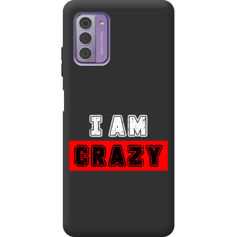 Черный чехол BoxFace Nokia G42 I'm Crazy