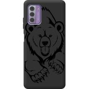 Черный чехол BoxFace Nokia G42 Grizzly Bear