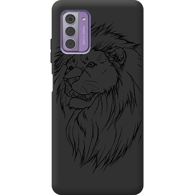 Черный чехол BoxFace Nokia G42 Lion